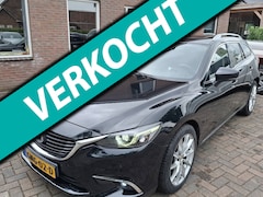 Mazda 6 Sportbreak - 2.5 SkyActiv-G 192 GT-M. O.a. Leder, cruise, pano, stoel & stuurverw, carplay, cruise, etc