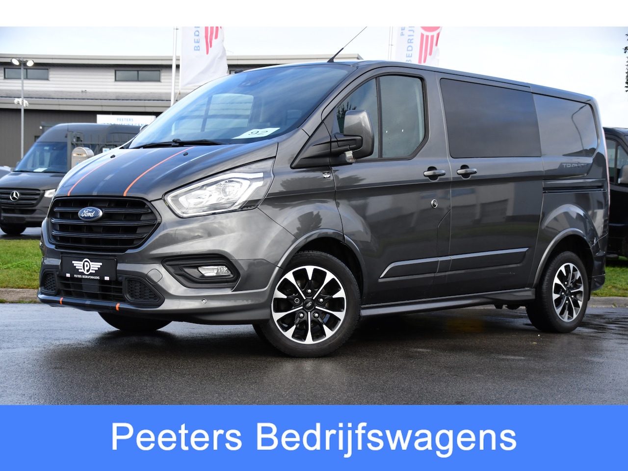 Ford Transit Custom - 290 2.0 TDCI L1H1 Sport DC Cruise, Camera, Carplay, Leder, LED, 170pk, 2 x Schuifdeur, Aut - AutoWereld.nl