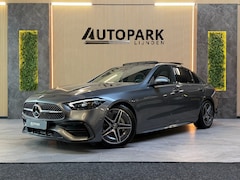 Mercedes-Benz C-klasse - 300 AMG Line |PANO|BURMESTER|360 CAMERA|SFEERVERLICHTING|DODEHOEK|CARPLAY|DEALER ONDERHOUD