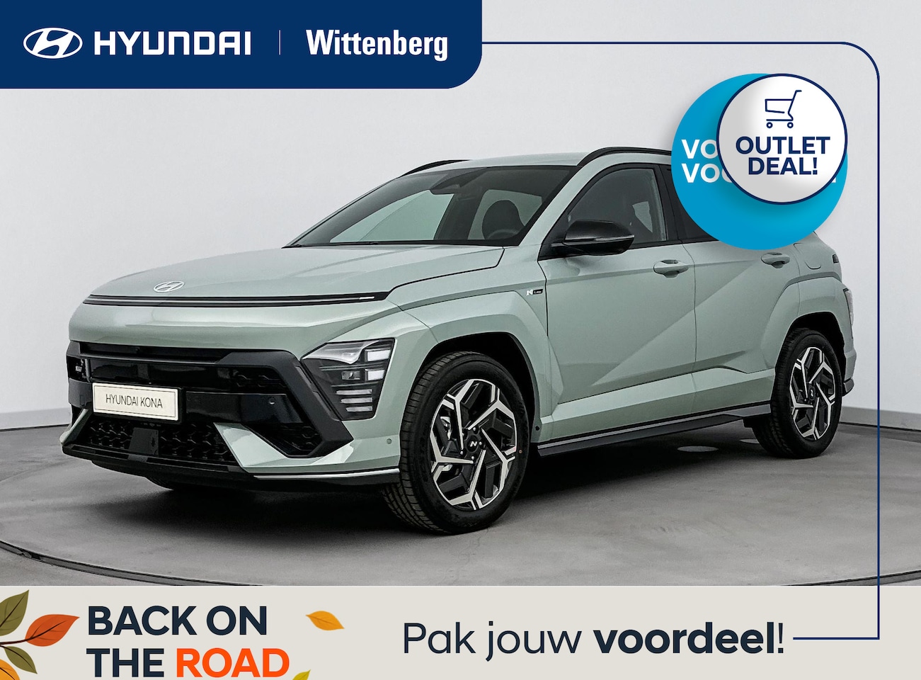 Hyundai Kona - 1.6 GDI HEV N LINE | NAVI | CLIMA | CRUISE ADAPT. | CAMERA | APPLE CARPLAY & ANDROID AUTO - AutoWereld.nl