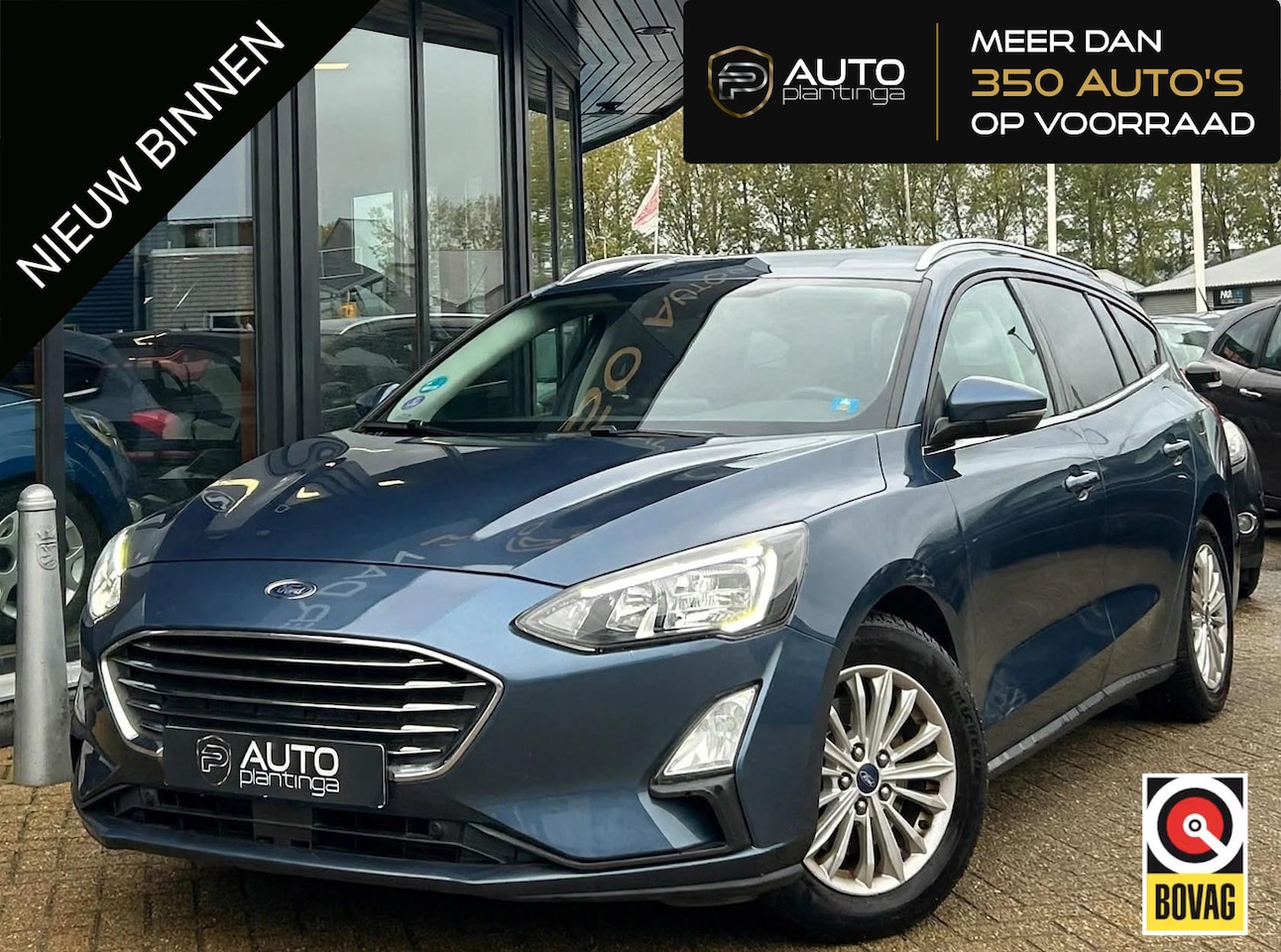 Ford Focus Wagon - 1.0 EcoBoost Hybrid Titanium X Business 125PK | NL AUTO | NAP | Achteruitrijcamera | Afnee - AutoWereld.nl