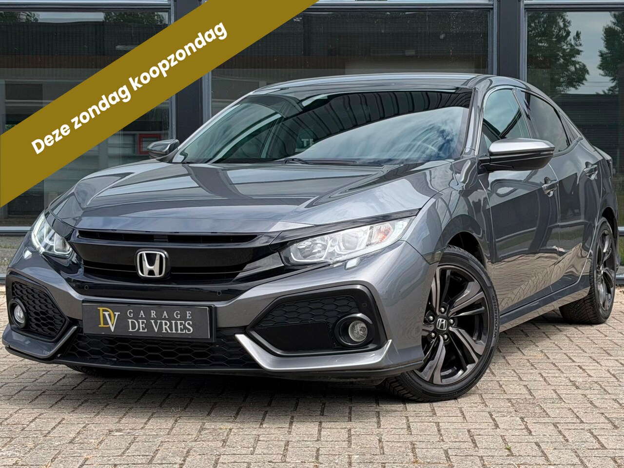 Honda Civic - 1.0 i-VTEC Premium ACC Lane Camera Navi Stoelverwarming Garantie - AutoWereld.nl