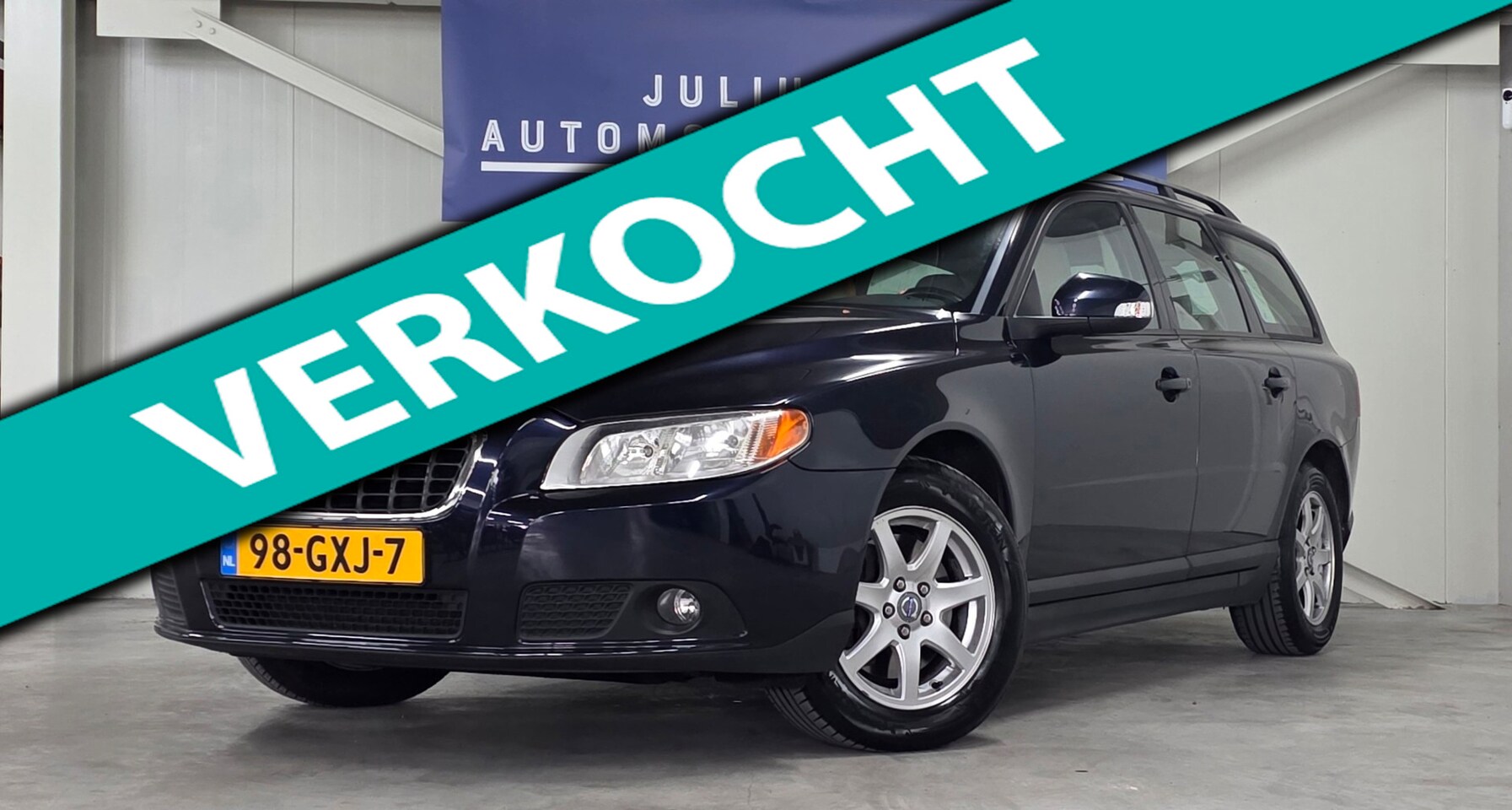 Volvo V70 - 2.5T Kinetic Leer Trekhaak Navi APK 07-2027 Garantie! - AutoWereld.nl