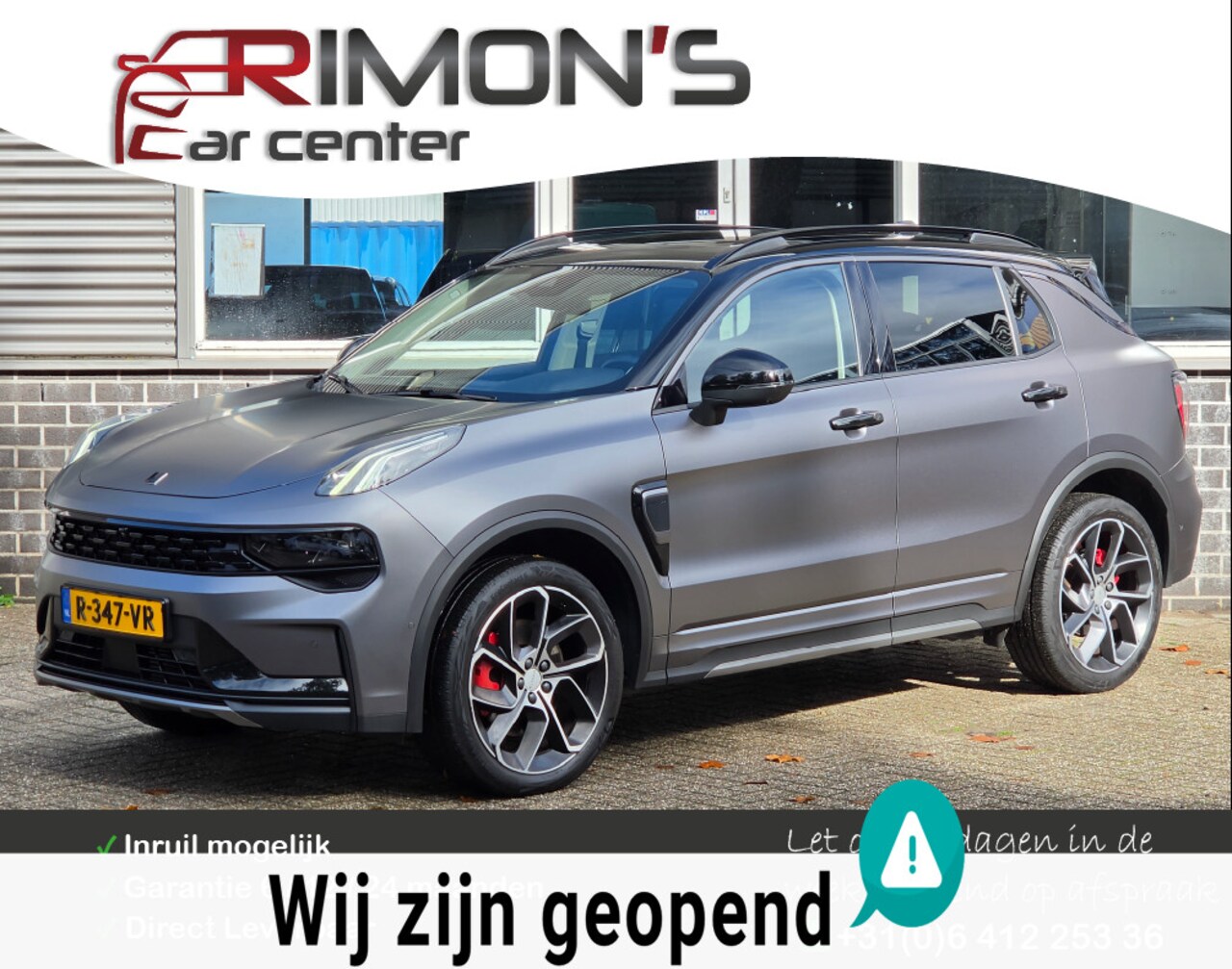 Lynk & Co 01 - 1.5 Matt Grijs 12 M Garantie Pano 360 Camera - AutoWereld.nl