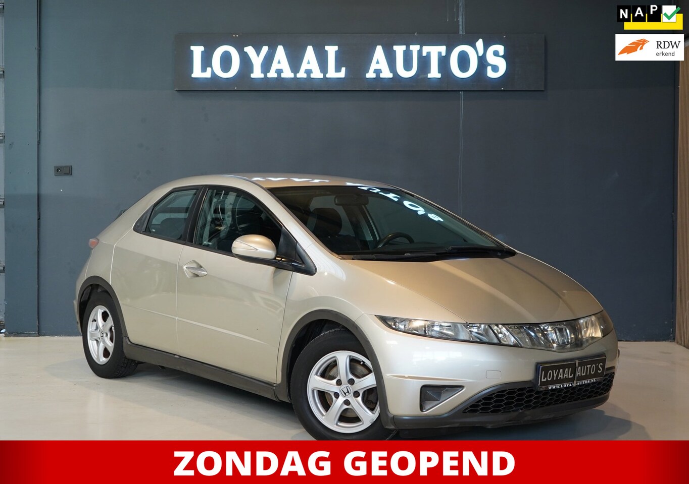 Honda Civic - 1.4 Comfort | NAP | AIRCO | START/STOP KNOP | APK - AutoWereld.nl