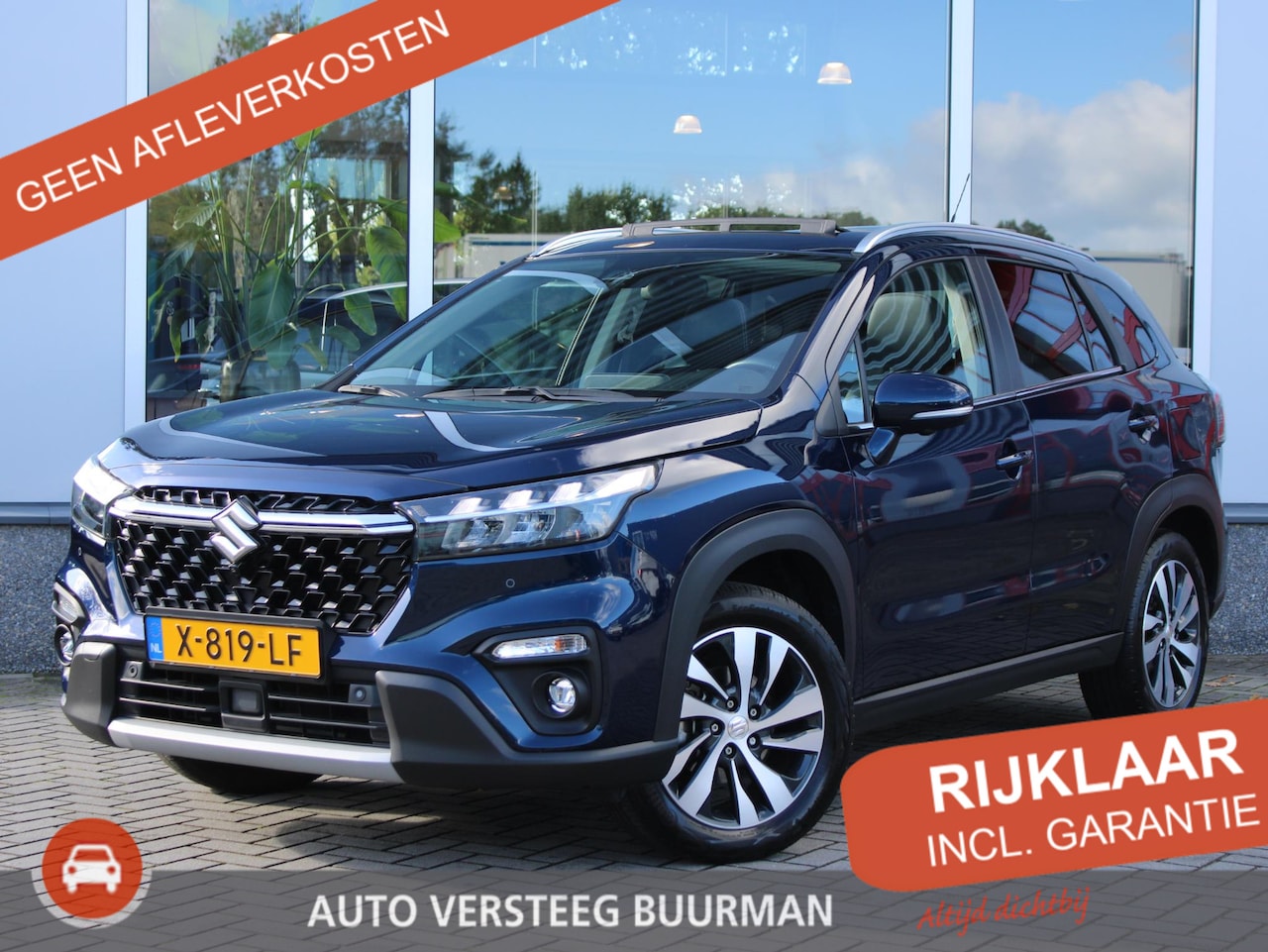 Suzuki S-Cross - 1.5 Hybrid Style Automaat Elektrisch Panoramaschuifdak, Rondomzicht Camera, Leder/Stof Bek - AutoWereld.nl