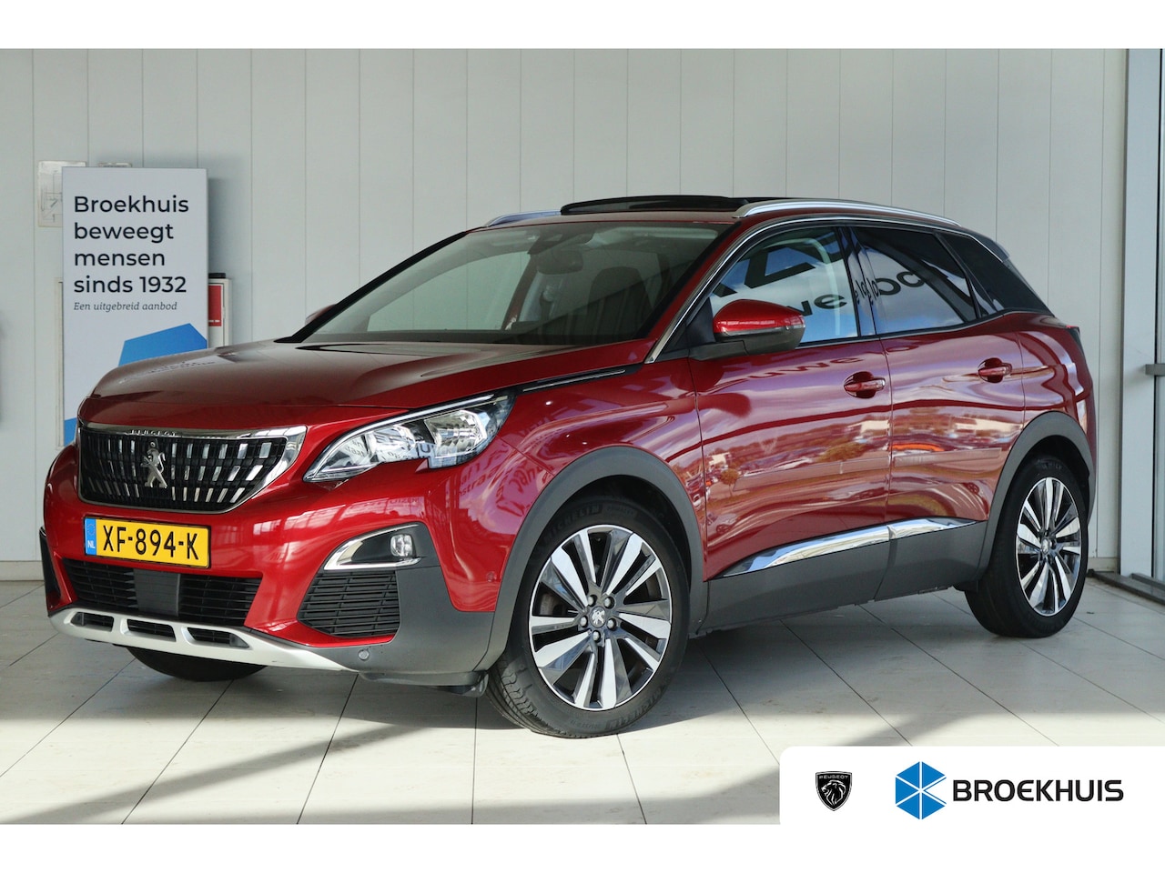 Peugeot 3008 - 1.2 Turbo Blue Lease Premium | Cruise Control | Trekhaak | Schuifdak | Elektr. Klep | Keyl - AutoWereld.nl