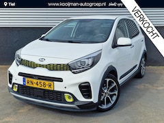Kia Picanto - 1.0 T-GDI X-Line 100PK, Dealeronderhouden, Navigatie, Lederen bekleding, Stoel- & Stuurwie