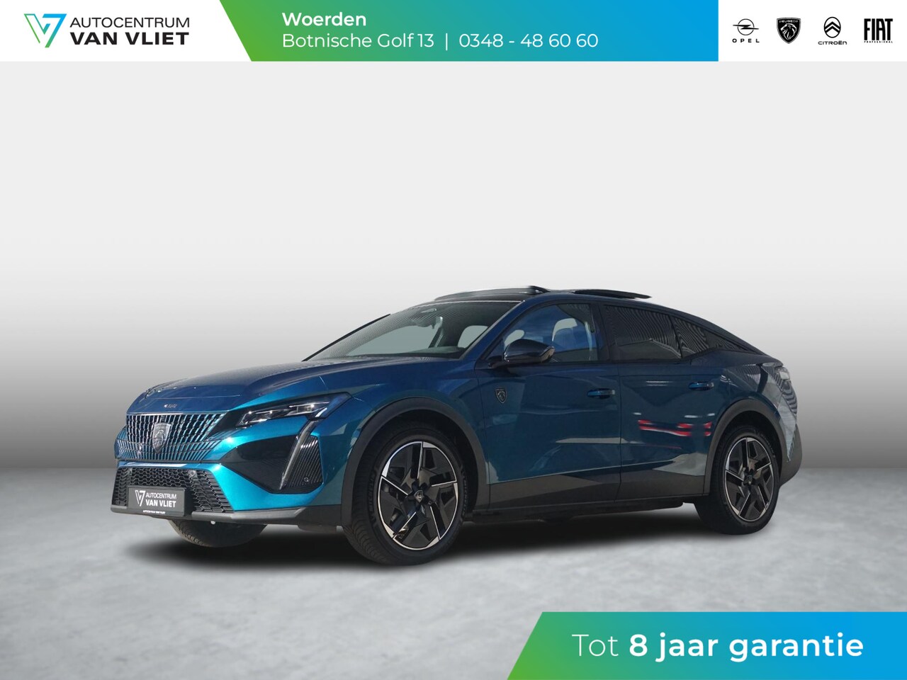 Peugeot e-408 - GT Avantage 58 kWh Panoramadak SoH 99% - AutoWereld.nl