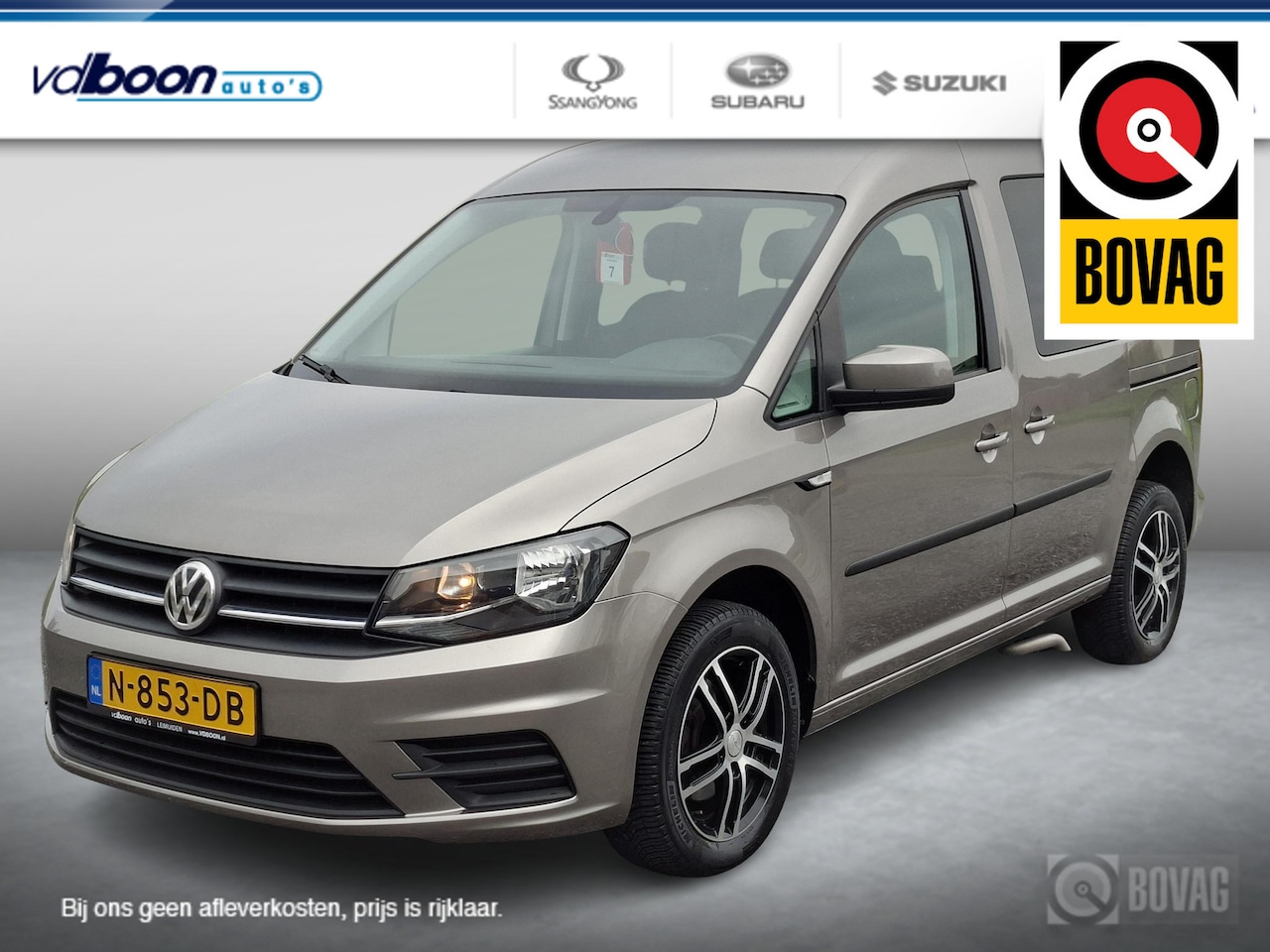 Volkswagen Caddy - 1.0 TSI Comfortline ROLSTOELAUTO | 3+1 of 5+0 / rijklaarprijs!! - AutoWereld.nl