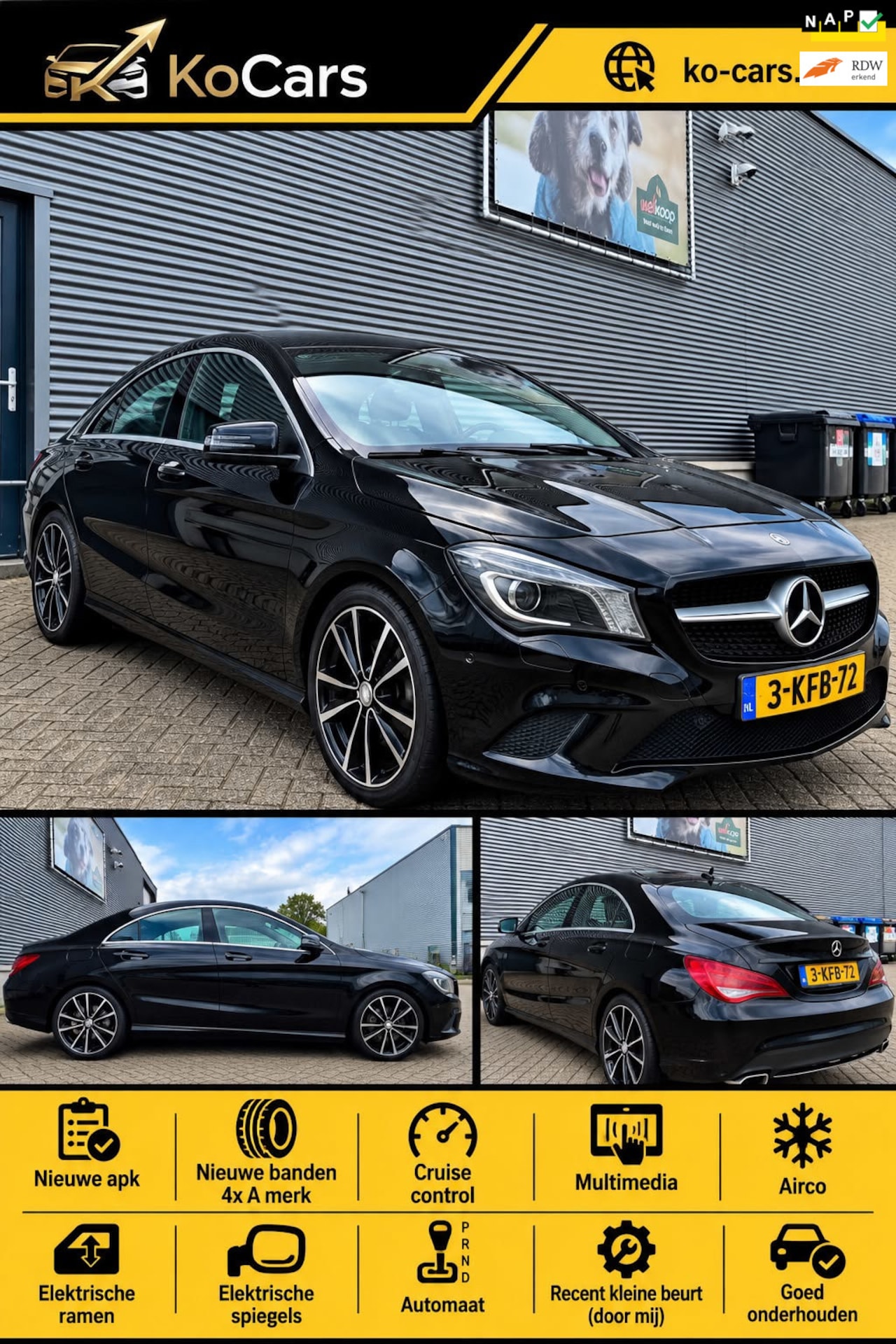 Mercedes-Benz CLA-Klasse - / Nieuwe APK / Cruise control / Automaat / Multimedia / Airco - AutoWereld.nl