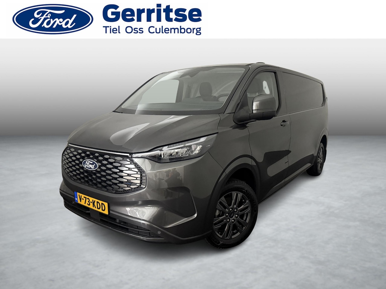 Ford Transit Custom - E-Transit 320 L2H1 Limited 65 kWh 218 PK | Automaat |  Elektrisch Wegklapbare Trekhaak | A - AutoWereld.nl