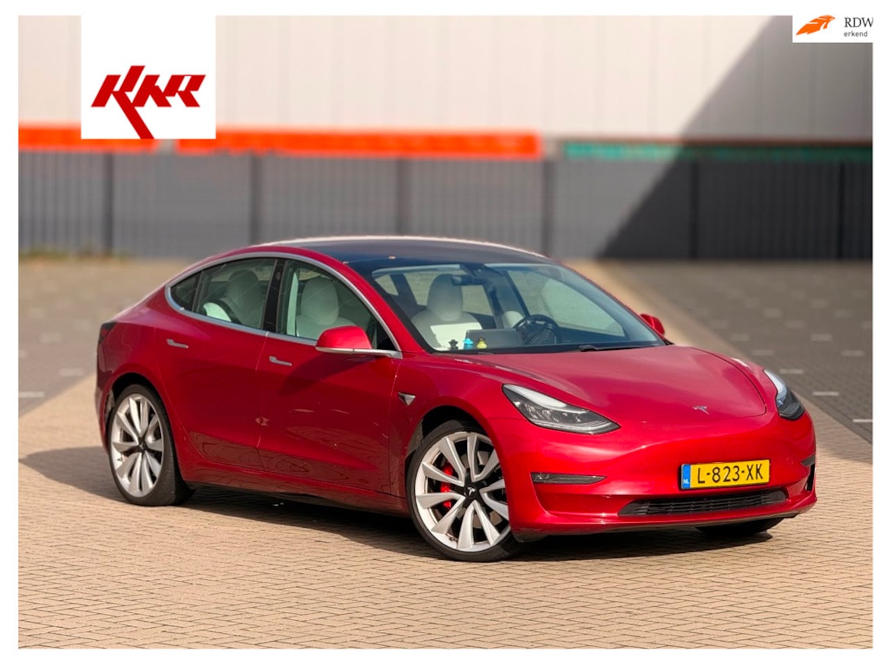 Tesla Model 3 - Performance Enhanced autopilot 89% SOH wit interieur - AutoWereld.nl