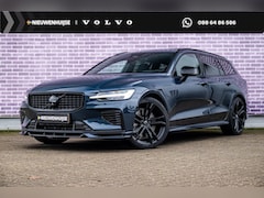 Volvo V60 - 2.0 T6 Plug-in hybrid AWD Ultra Dark | Heico Bodykit | 20" Black velgen | Black Pack | Sch