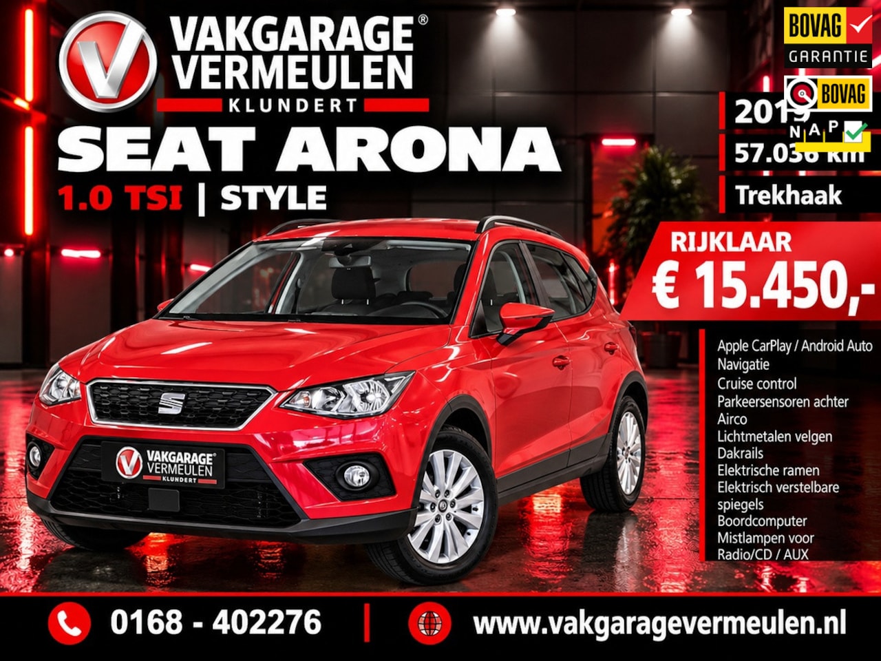 SEAT Arona - SEAT Arona 2019 | TREKHAAK | €15450 RIJKLAAR - AutoWereld.nl