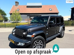 Jeep Wrangler Unlimited - Wrangler 380 Sahara 2.0 PHEV Softtop AWD 4x4 Leer Navi Led-Xenon