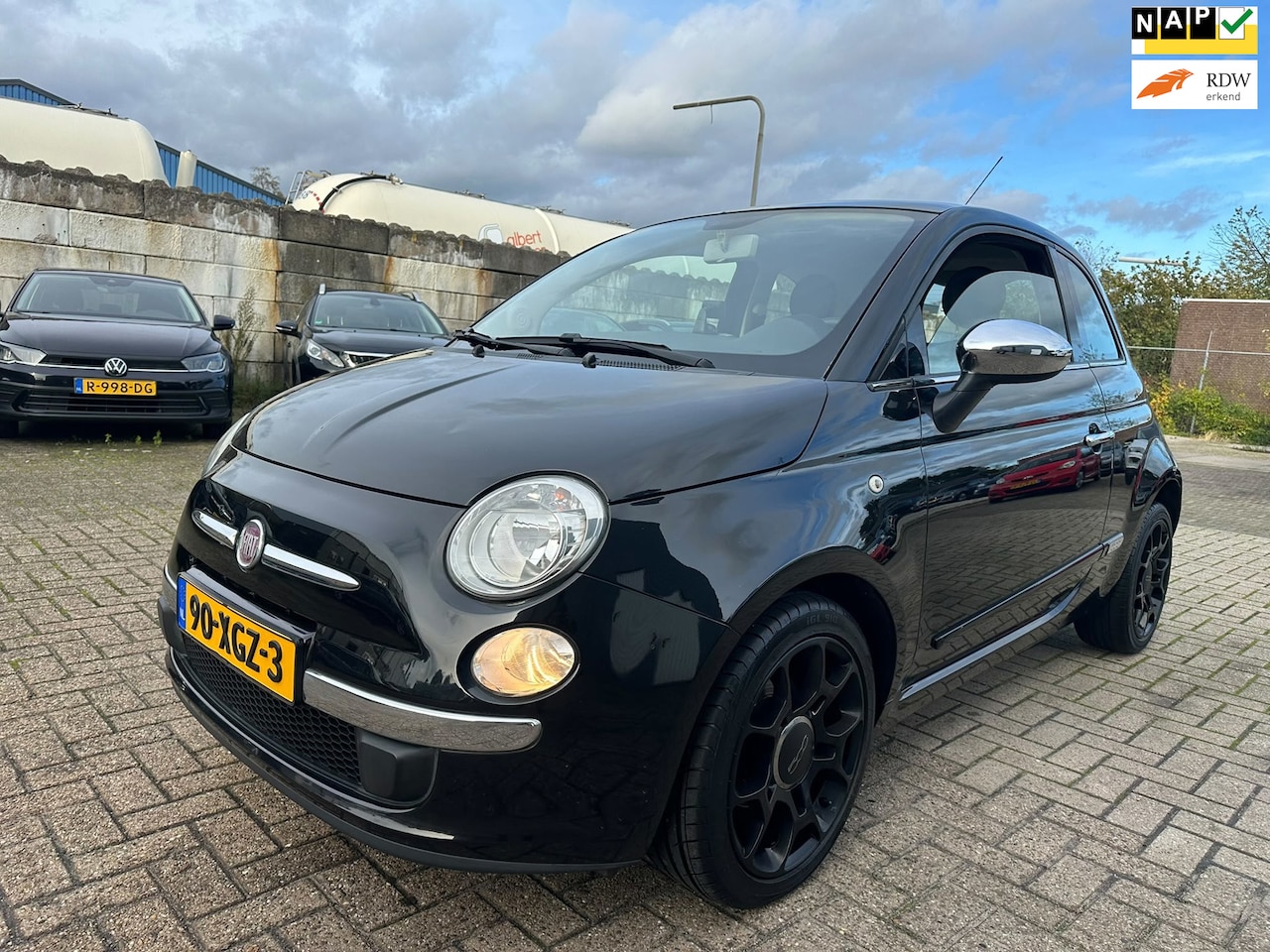 Fiat 500 - 0.9 TwinAir Lounge AUTOMAAT/ AIRCO/ DAK/ LAGE KMSTAND! - AutoWereld.nl