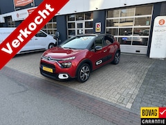 Citroën C3 - 1.2 PureTech Shine All-in Prijs Keyles/Stoelverw./Navi/Clima/Cruise/Apple CarPlay, Android