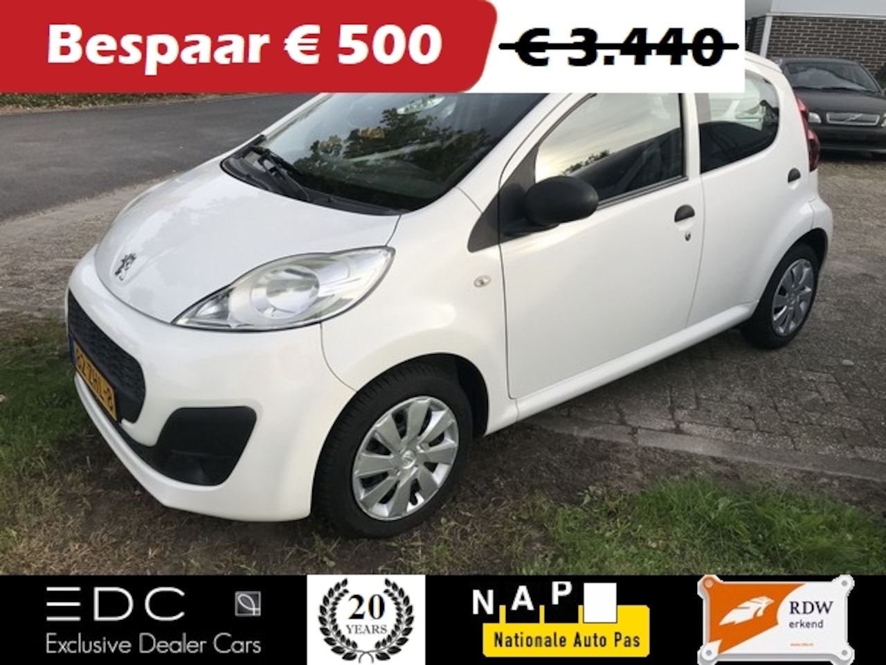Peugeot 107 - 1.0 Airco | 5-Deurs | Facelift | NAP | 2e Eigenaar Etc. - AutoWereld.nl
