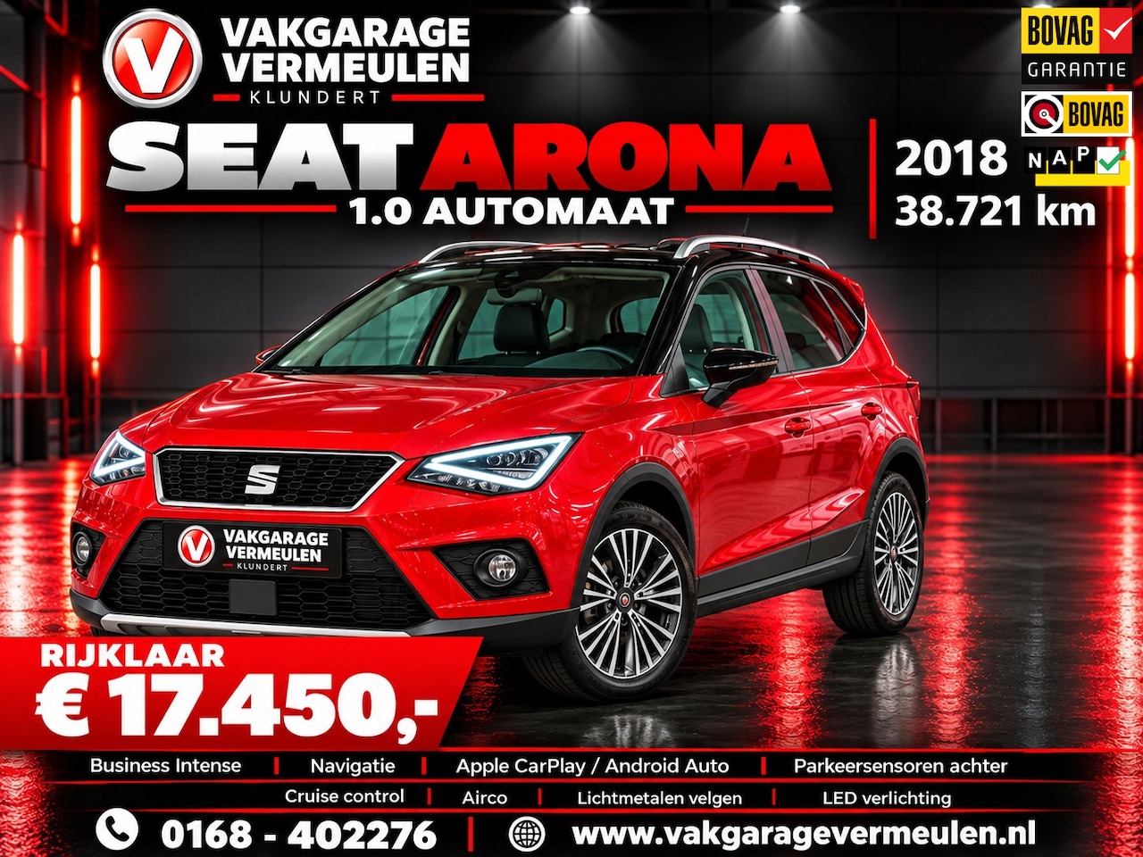 SEAT Arona - 1.0 TSI Xcellence Business automaat - AutoWereld.nl