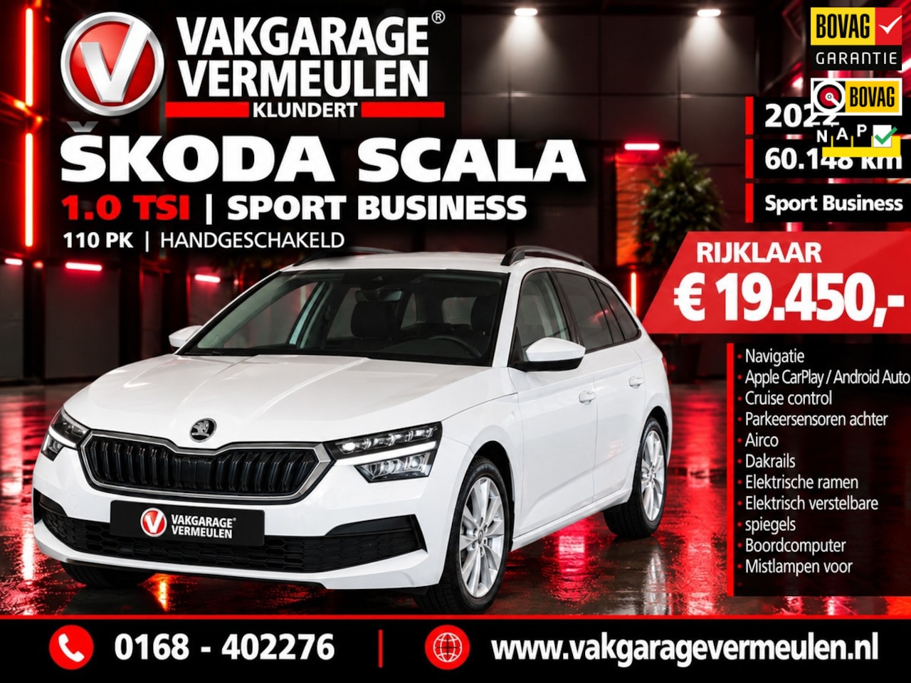 Skoda Kamiq - 1.0 TSI Sport Business 110PK rijklaar €19450,- - AutoWereld.nl