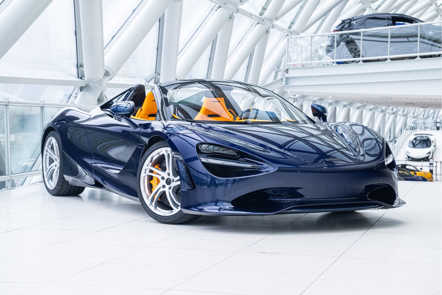 McLaren 750S Spider - 4.0 V8 | Carbon Pack | Atlantic Blue | Electrochromic Roof - AutoWereld.nl