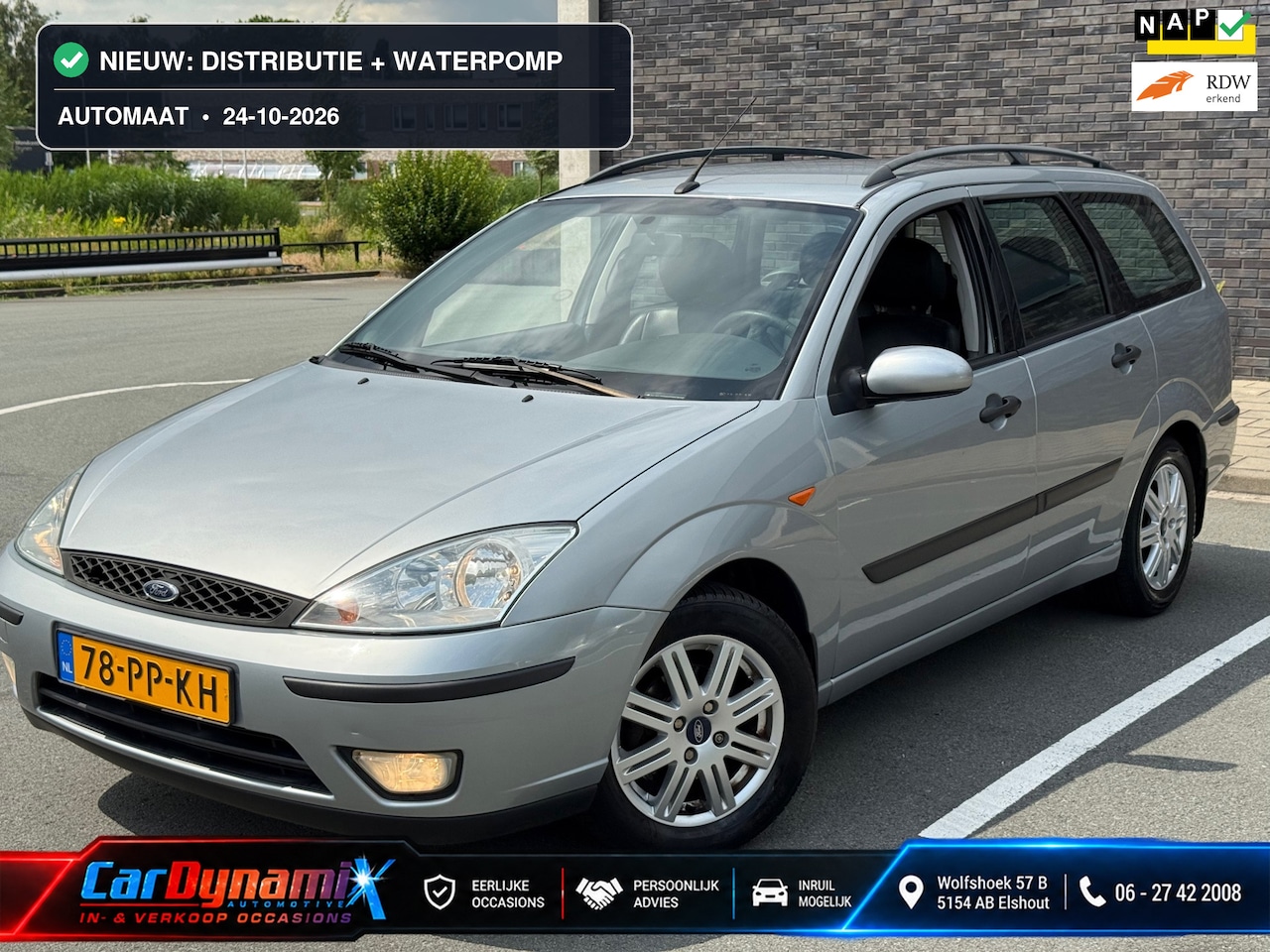 Ford Focus Wagon - 1.6-16V Futura | Autom.|Leer|Nwe Riem+WP| Airco | Recent Onderhouden - AutoWereld.nl