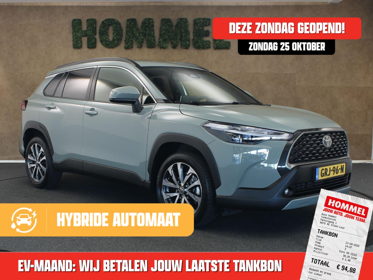 Toyota Corolla Cross - Hybrid 140 Dynamic - DODEHOEK DETECTIE - ELEKTRISCHE ACHTERKLEP - PARKEERSENSOREN VOOR EN - AutoWereld.nl