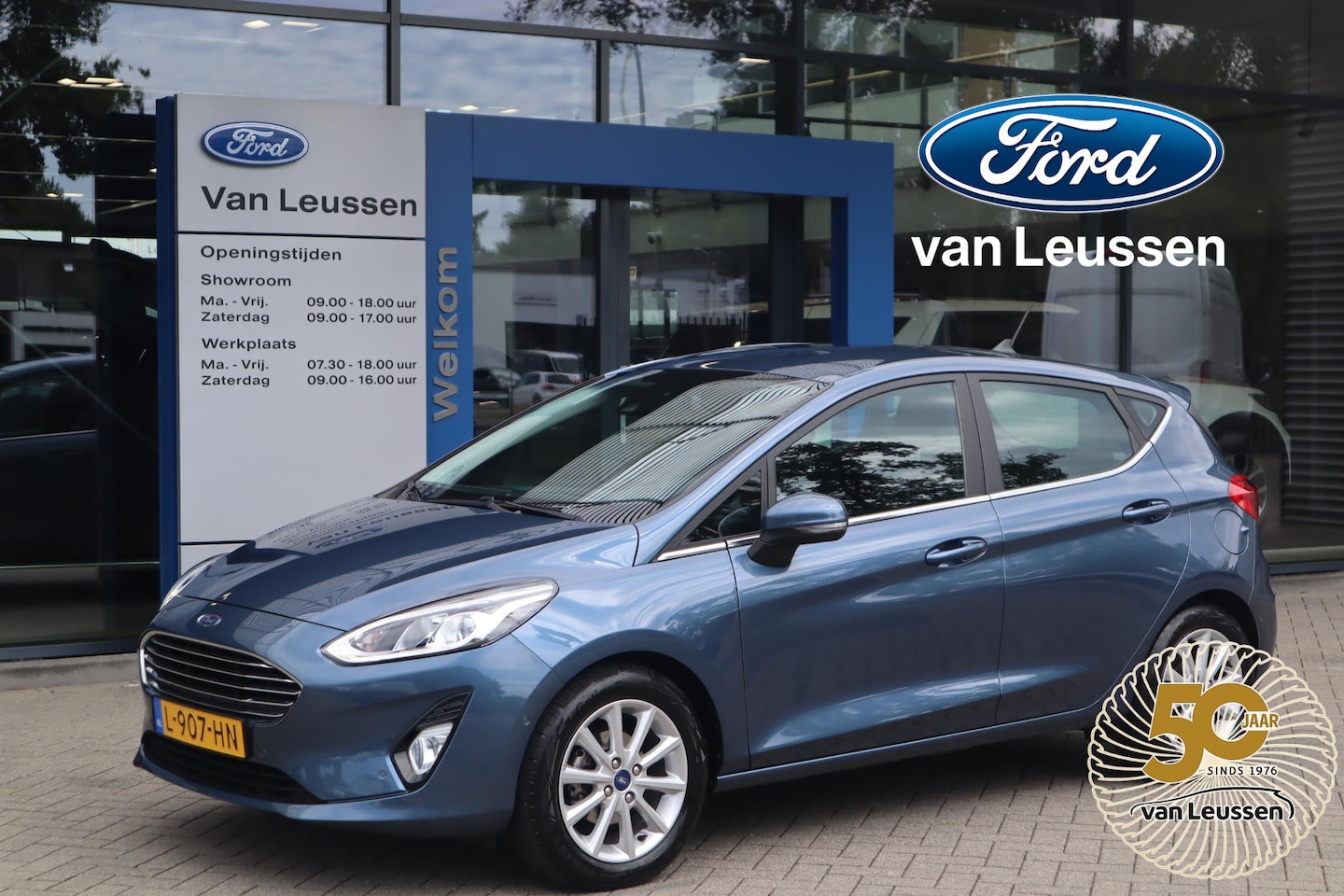 Ford Fiesta - TITANIUM-X 5-DEURS B&O-AUDIO WINTERPACK KEYLESS APPLE/ANDROID P-SENSOREN NL-AUTO - AutoWereld.nl