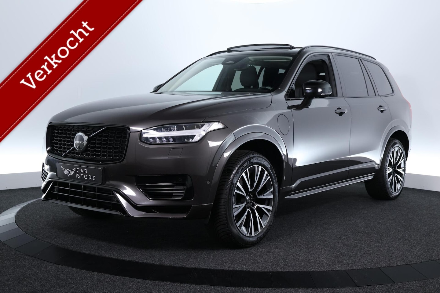 Volvo XC90 - 2.0 T8 Recharge AWD Plus Dark |PANO|HARMAN KARDON|MATRIX|LEDER|7P|360 CAMERA|LONG RANGE|CA - AutoWereld.nl