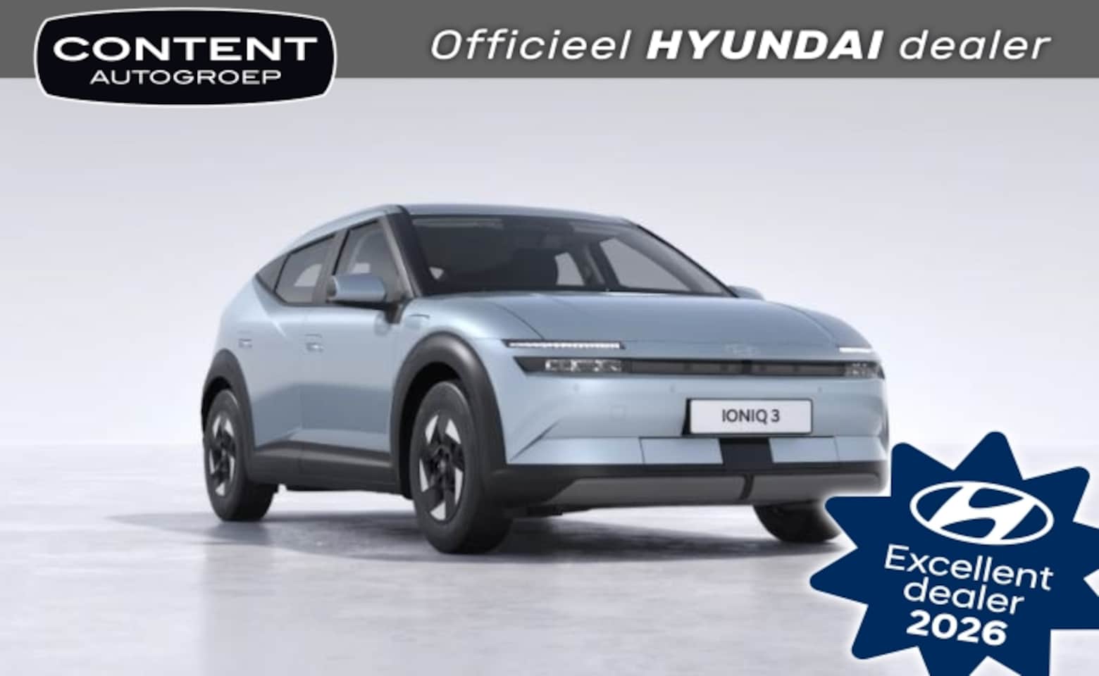 Hyundai IONIQ - 3 42 kWh Standard Range 147pk Select I 750,= introductie voordeel - AutoWereld.nl