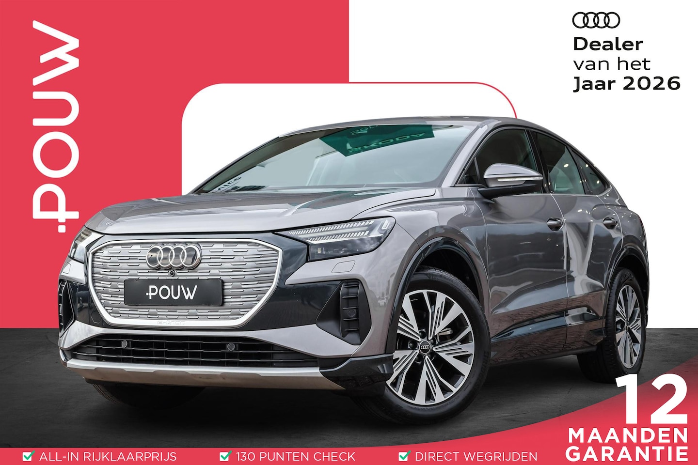 Audi Q4 Sportback e-tron - 35 170pk Advanced edition 55 kWh | SoH 90% | Navigatie | Carplay | PDC | Cruise Control | - AutoWereld.nl