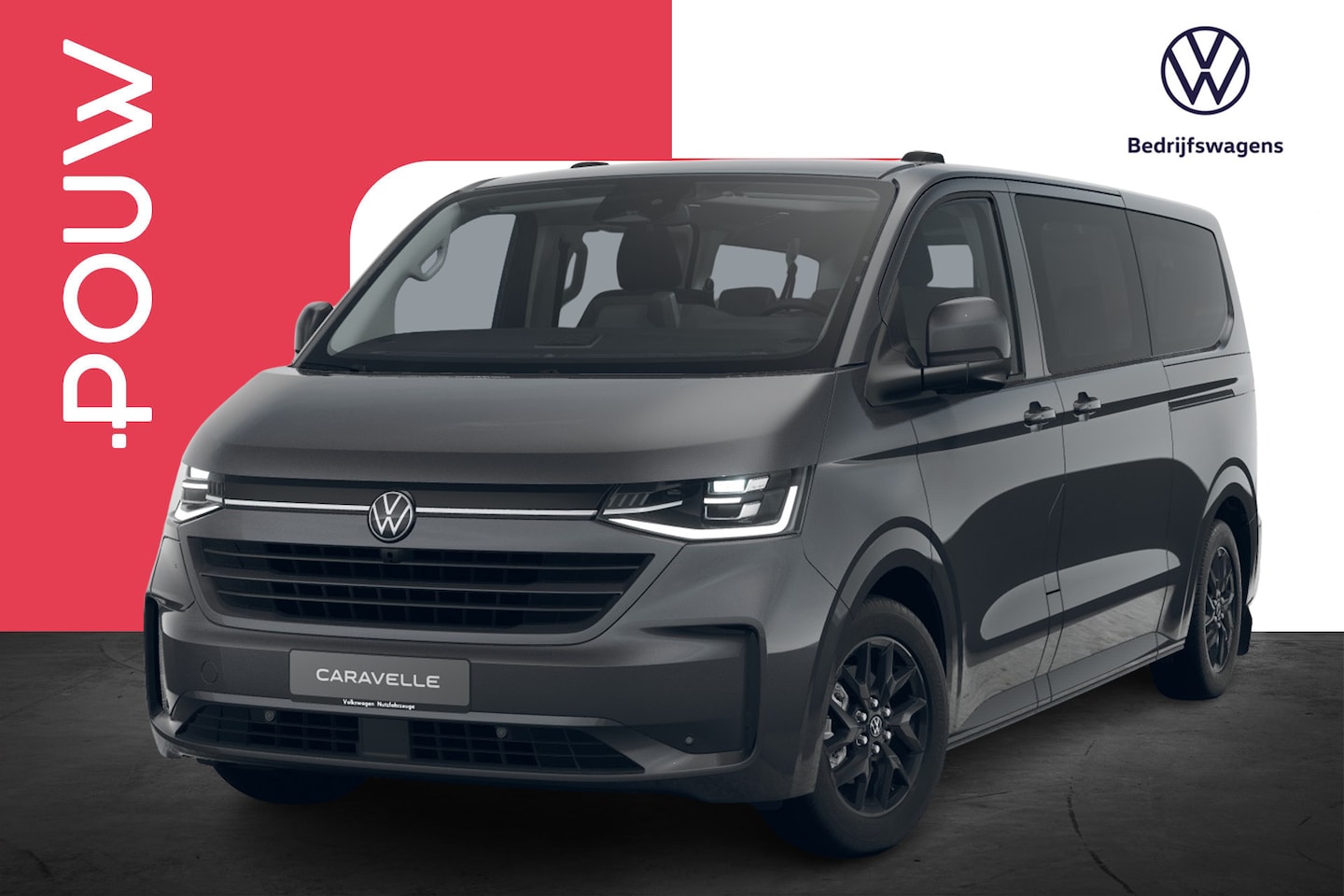 Volkswagen Transporter Caravelle - 2.5 L2H1 233pk eHybrid Style | Panoramadak | Trekhaak | Harman Kardon | Ergocomfort stoele - AutoWereld.nl