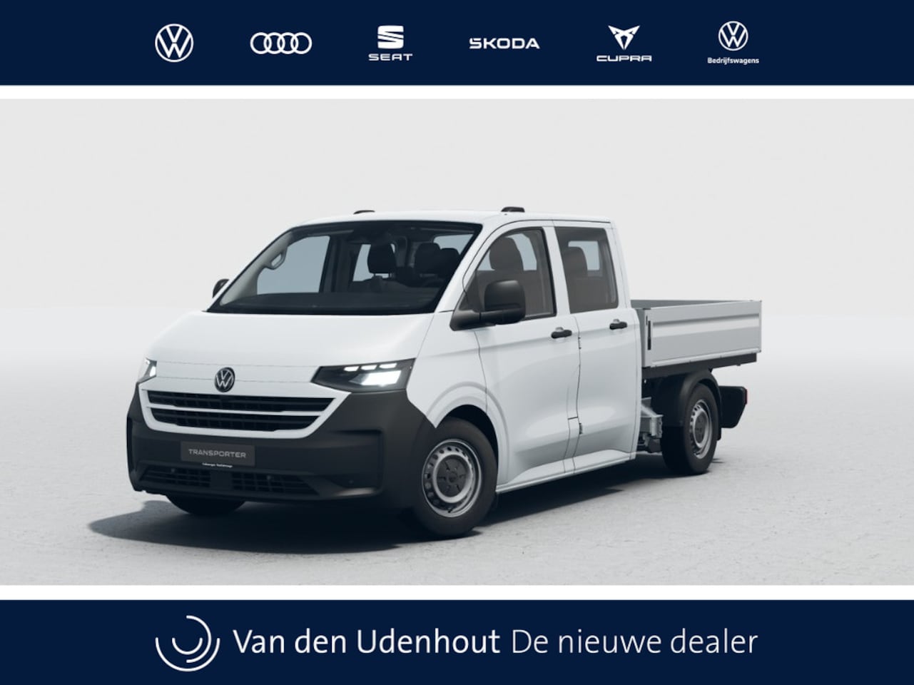 Volkswagen e-Transporter - Pick-up Dubbele cabine L2 136pk 71kWh - AutoWereld.nl