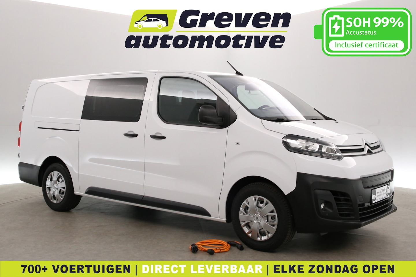 Citroën ë-Jumpy - Driver XL 50 kWh L3H1 | Snelladen | SOH 99% | Airco | Camera | Cruise | 3 Zits | Carplay | - AutoWereld.nl