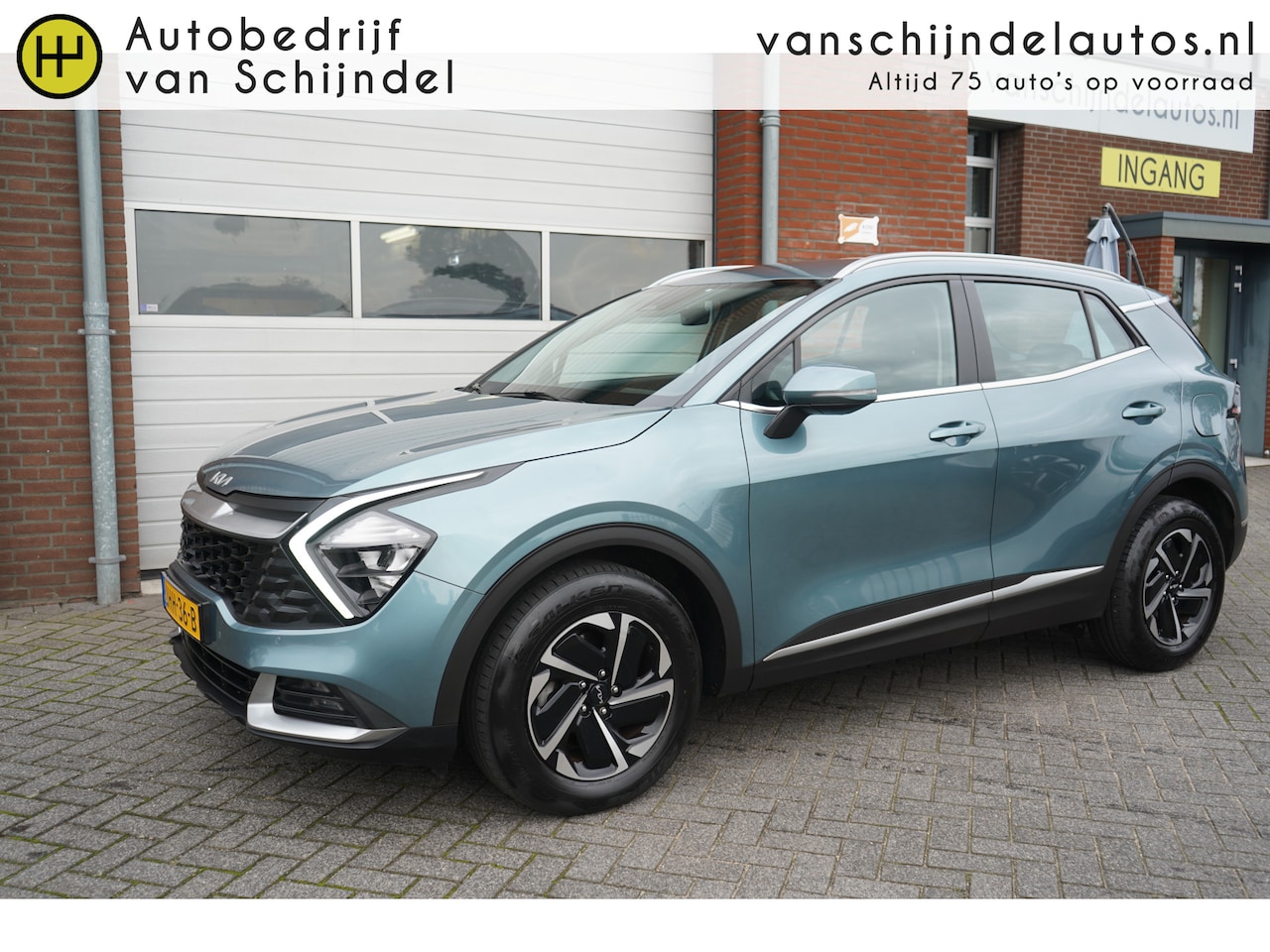 Kia Sportage - 1.6 T-GDI HYBRID DYNAMICLINE OKT 2023 PERFECT ONDERHOUDEN CAMERA ANDROID-APPLECARPLAY NAVI - AutoWereld.nl