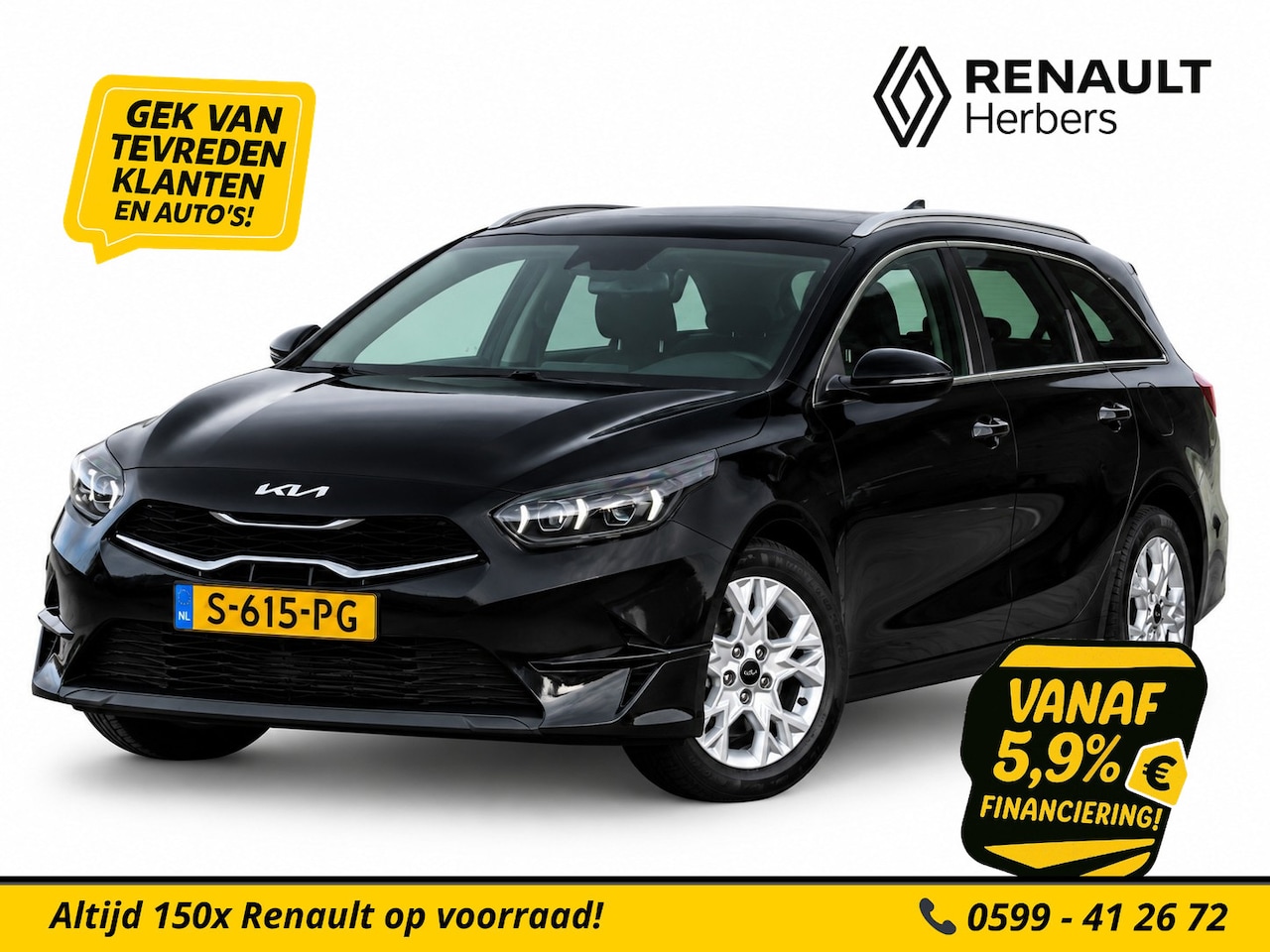 Kia Cee'd Sportswagon - Ceed 1.0 T-GDi DynamicLine CAMERA / NAVI / CRUISE / PDC - AutoWereld.nl
