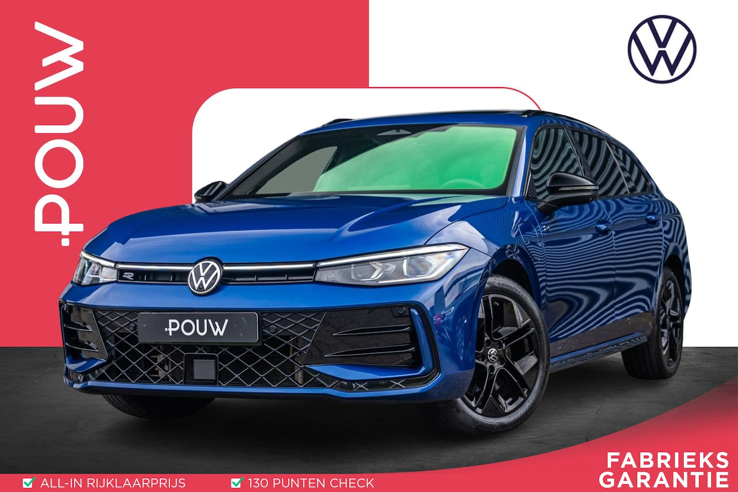 Volkswagen Passat Variant - 1.5 eHybrid 272pk R-Line Edition | SoH 100% | Panoramadak | Trekhaak | Leer | Harman/Kardo - AutoWereld.nl