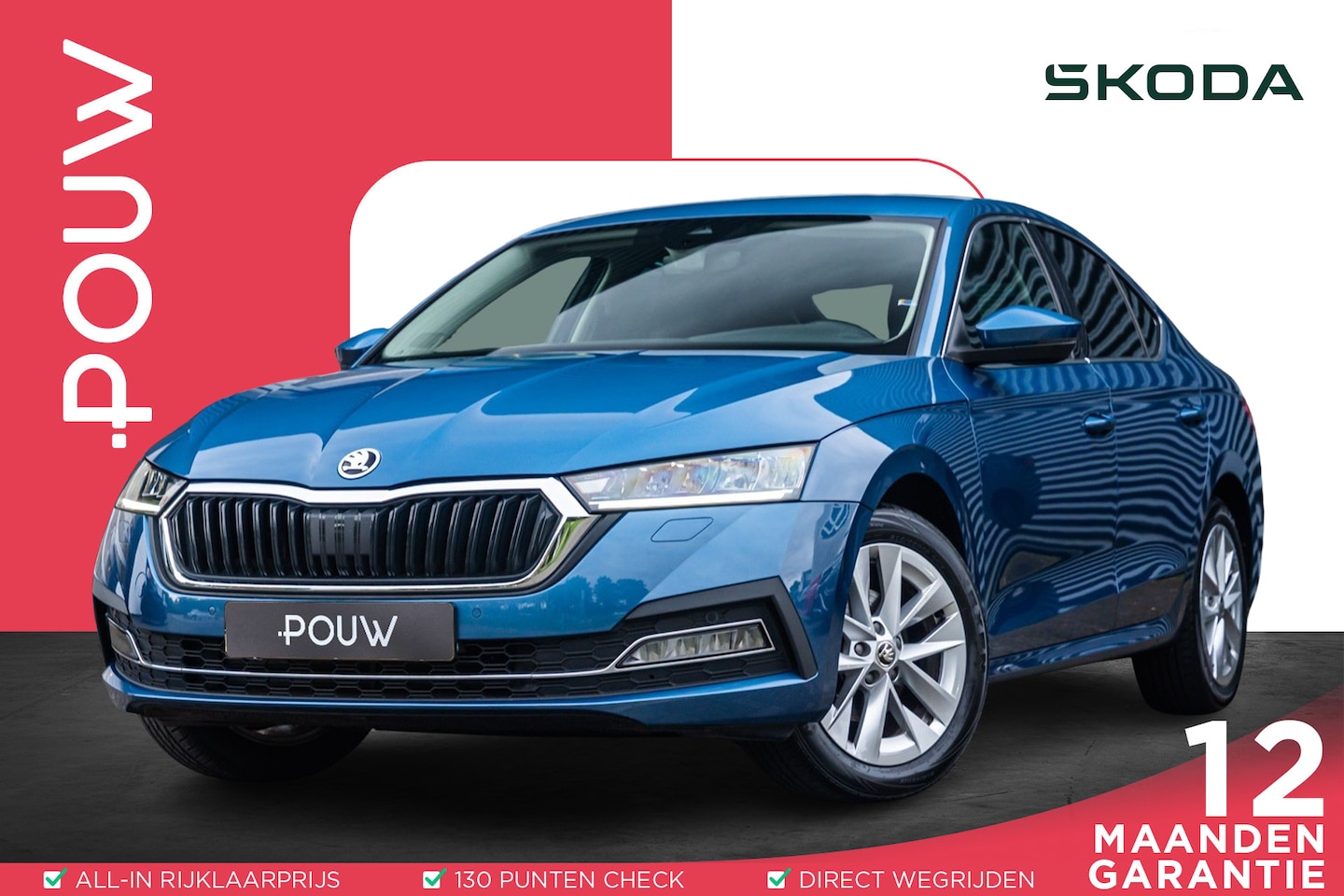 Skoda Octavia - 1.0 TSI 110pk Business Edition Plus | Stoelverwarming | Elektrische Achterklep | Camera | - AutoWereld.nl