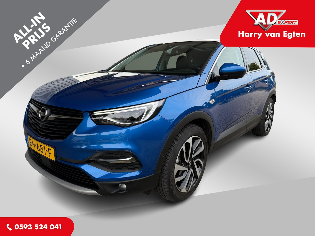 Opel Grandland X - 1.2 Turbo Innovation | Leder | Pano | Trekhaak | Stoel & Stuur verwarmd | - AutoWereld.nl