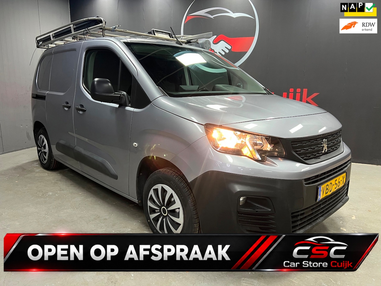 Peugeot Partner - 1.6 BlueHDI Premium|JBL|CarPlay|Cam|NAP|Cruise|Imperial - AutoWereld.nl