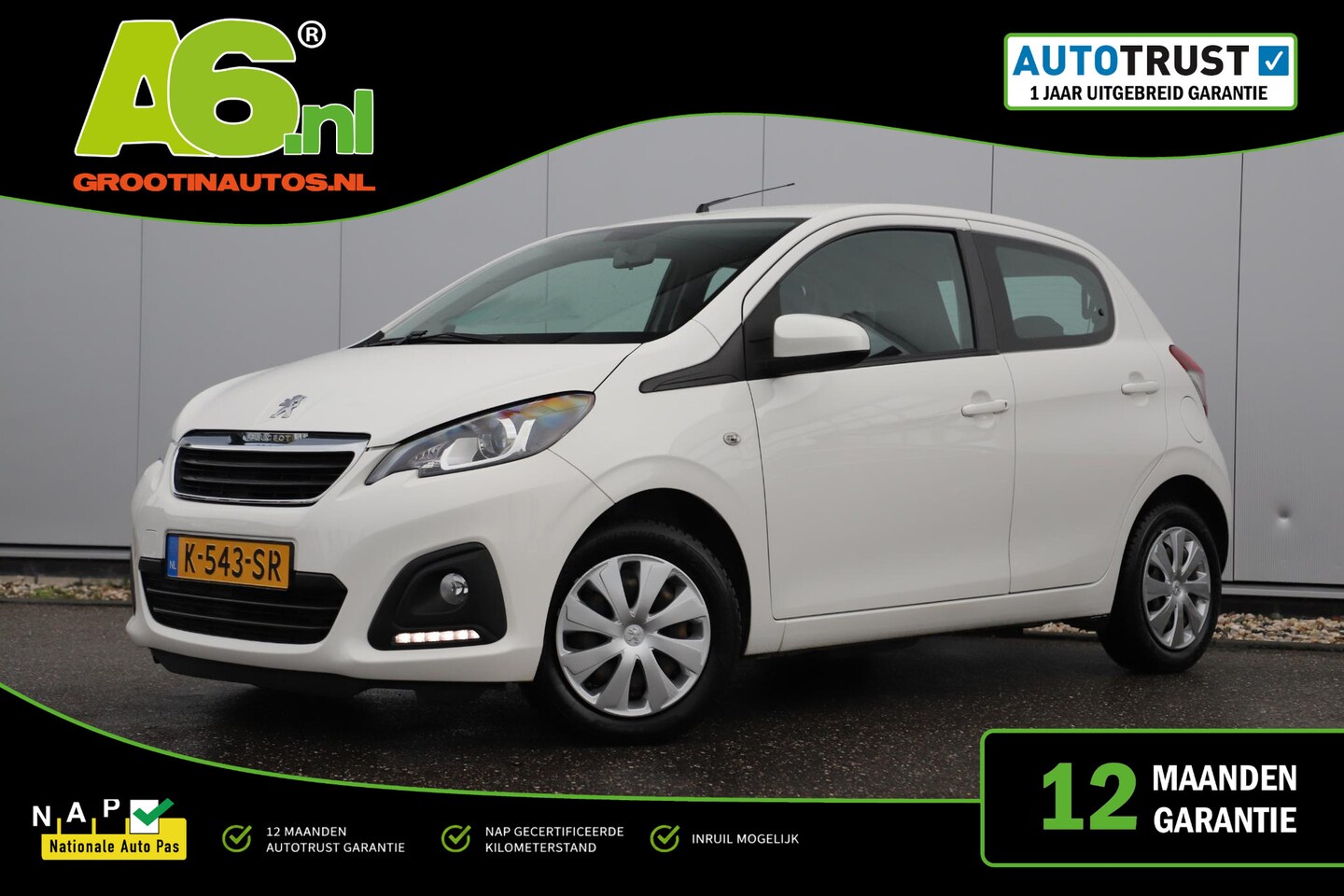 Peugeot 108 - 1.0 e-VTi Active Navigatie Achteruitrijcamera Bluetooth Airco Radio - AutoWereld.nl