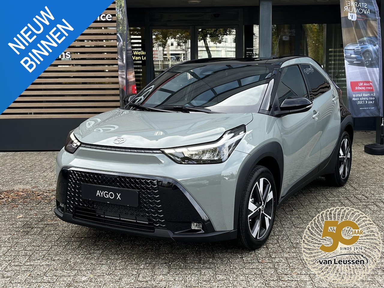 Toyota Aygo X - Hybrid 115 pulse KEYLESS PARK-SENSOR APPLE/ANDROID CLIMA CAMERA AD-CRUISE EL-SPIEGELS - AutoWereld.nl