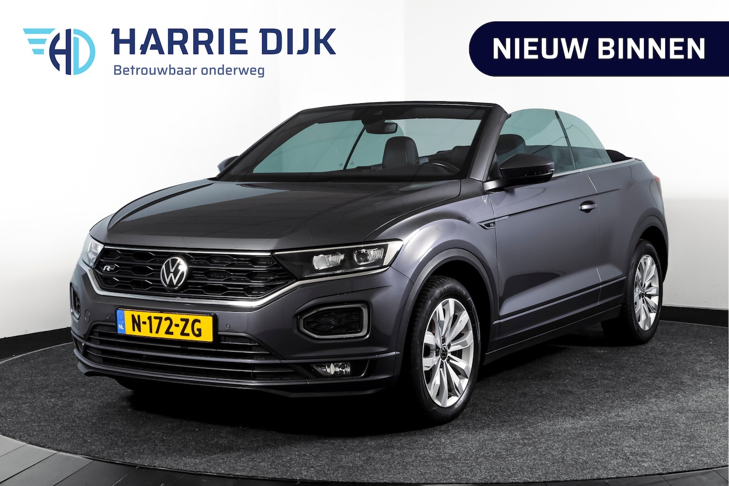 Volkswagen T-Roc Cabrio - 1.5 TSI 150 PK R-Line | Dig. Cockpit | Adapt. Cruise | Stoelverw. | PDC | Carplay / Androi - AutoWereld.nl