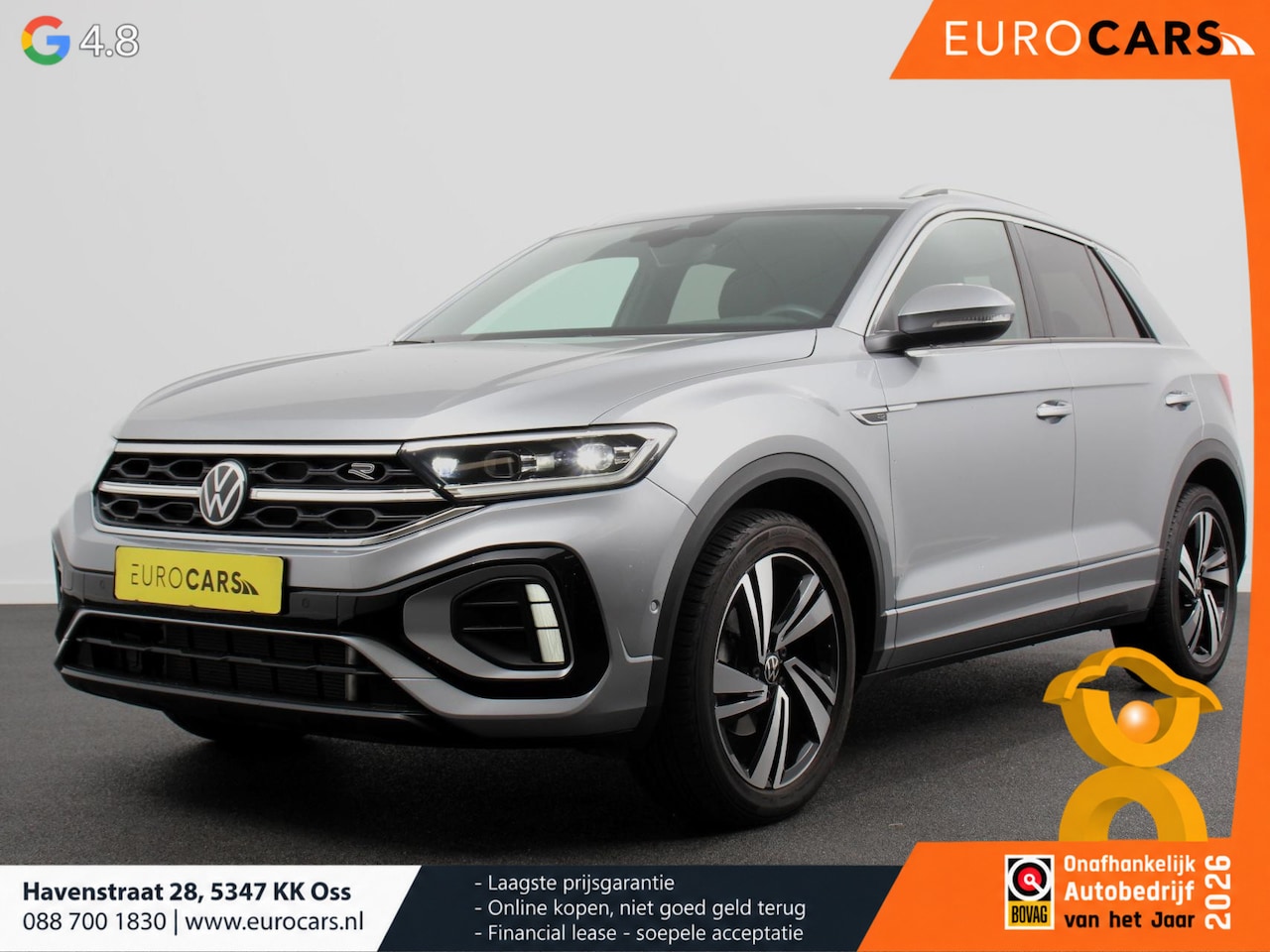 Volkswagen T-Roc - 1.5 TSI 150pk Automaat R-Line Digitale Cockpit Climate Control Camera Navigatie Apple Carp - AutoWereld.nl