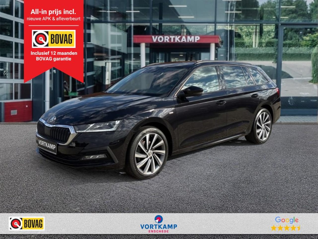 Skoda Octavia - 2.0 TDI DSG AMBITION PANO-DAK/TREKHAAK/PDC/ACC/STOEL+STUURVERW - AutoWereld.nl