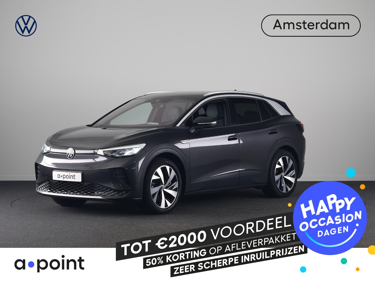 Volkswagen ID.4 - First 77 kWh 204 PK | Navigatie | 20 Inch | Led | Parkeersensoren - AutoWereld.nl