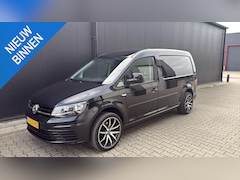Volkswagen Caddy Maxi - 2.0 TDI L2 EURO6 Leer Airco Cruise ZWART LM