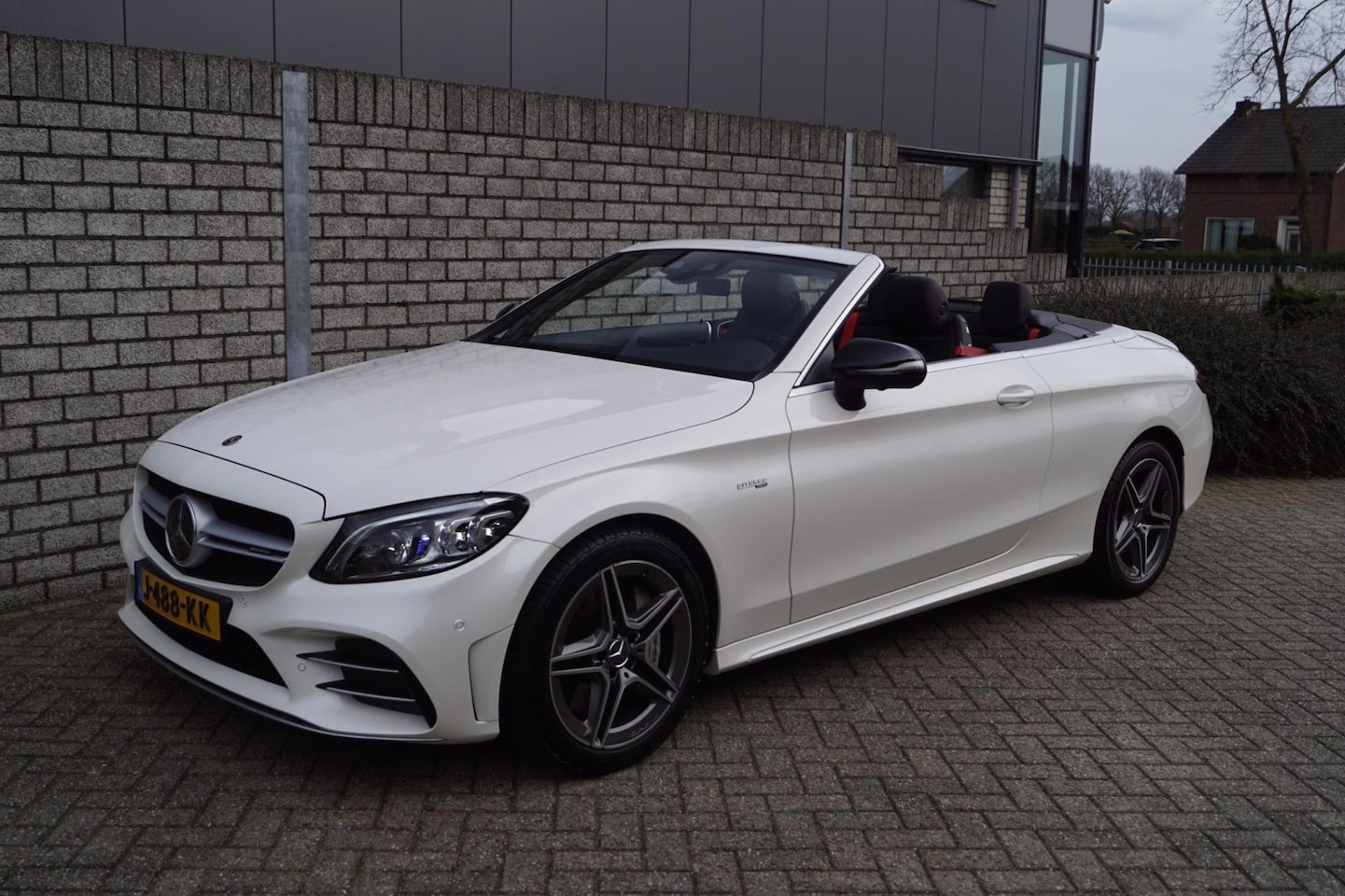Mercedes-Benz C-klasse Cabrio - 43 AMG 4MATIC Autom Leder/Alcantara Navi 360 Camera Adaptieve Cruise Clima 2x PDC LMV ENZ - AutoWereld.nl
