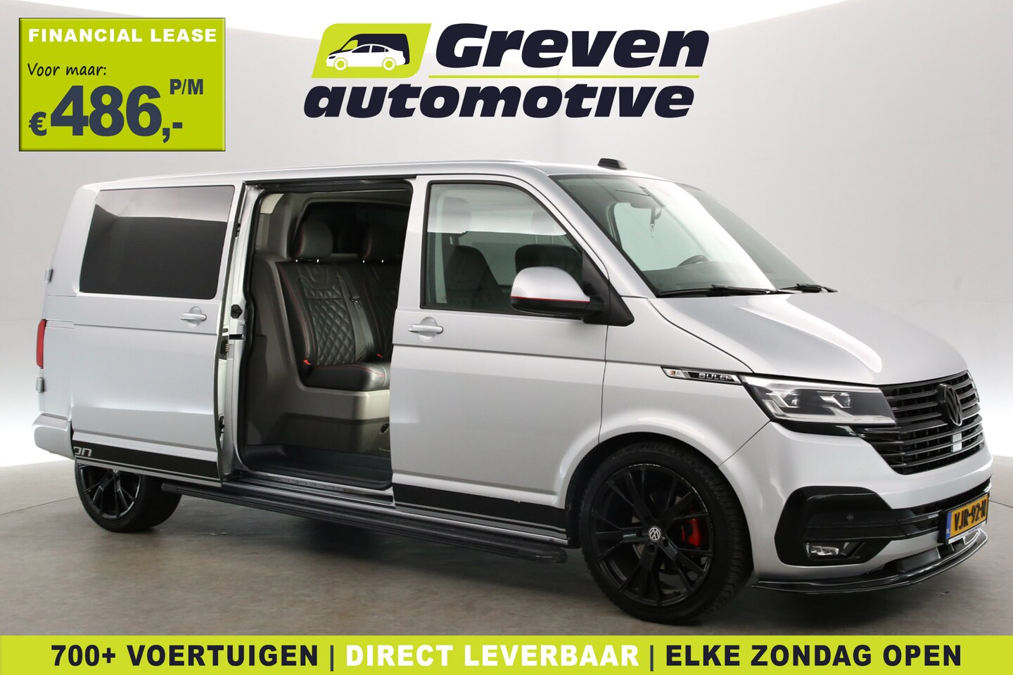Volkswagen Transporter - 2.0 TDI 150PK L2H1 | Dubbele Cabine | Automaat | Airco | Cruise | Virtual | Carplay | Trek - AutoWereld.nl